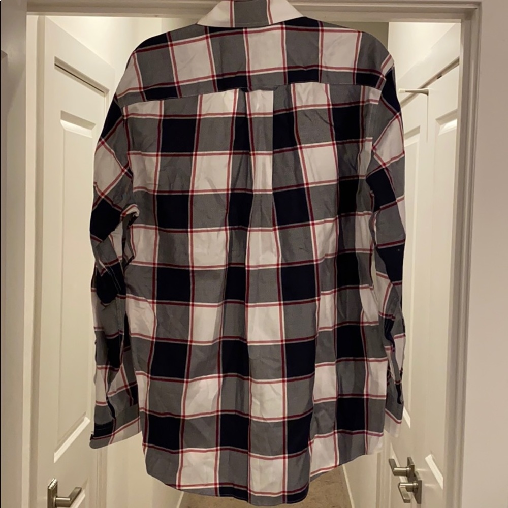 Long sleeve checkered button down - Picture 2 of 3
